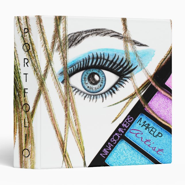 Makeup Artist Portfolio Binder (Front/Spine)