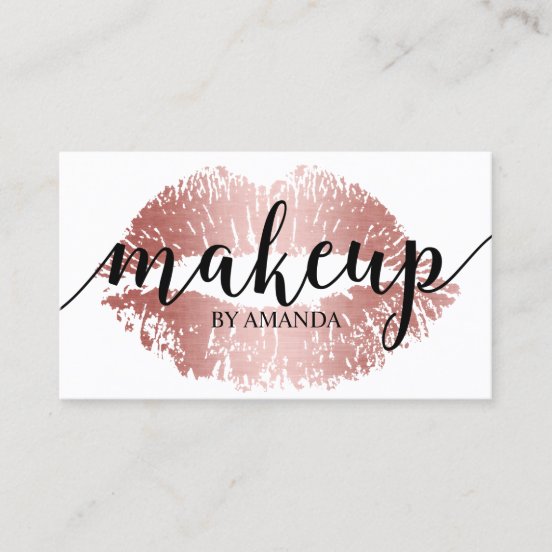Make Up Artist Business Cards & Profile Cards | Zazzle CA