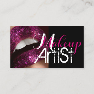 Makeup Artist Salon Business Card