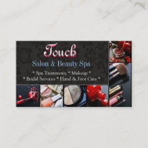 Makeup Artist Spa Salon Beauty Business Card