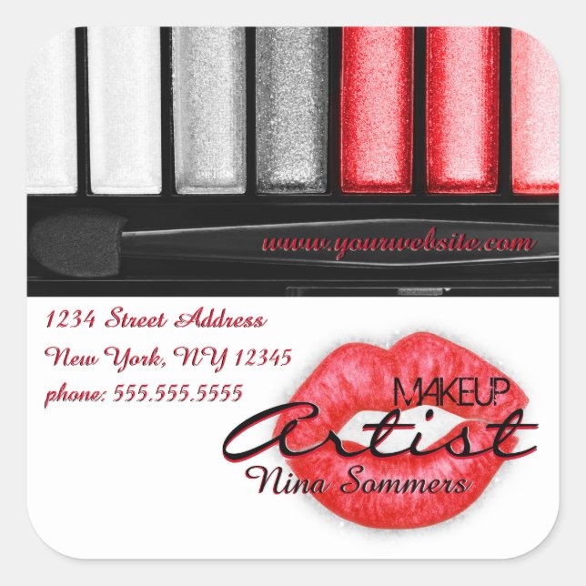 Makeup Artist Sticker (Front)