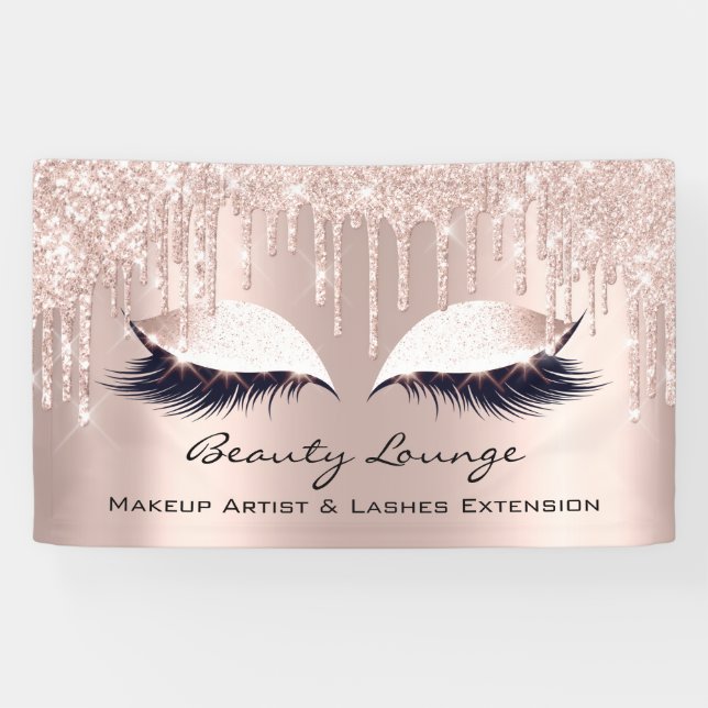 Makeup ArtistLashes Extension Hair SalonRose Lux Banner (Horizontal)
