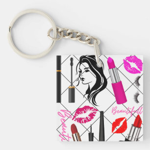 makeup beautifull keychain