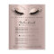 Makeup Beauty Salon Rose Glitter Flyer Eyes Drips