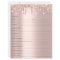 Makeup Bridal Consultation Form Rose Drips