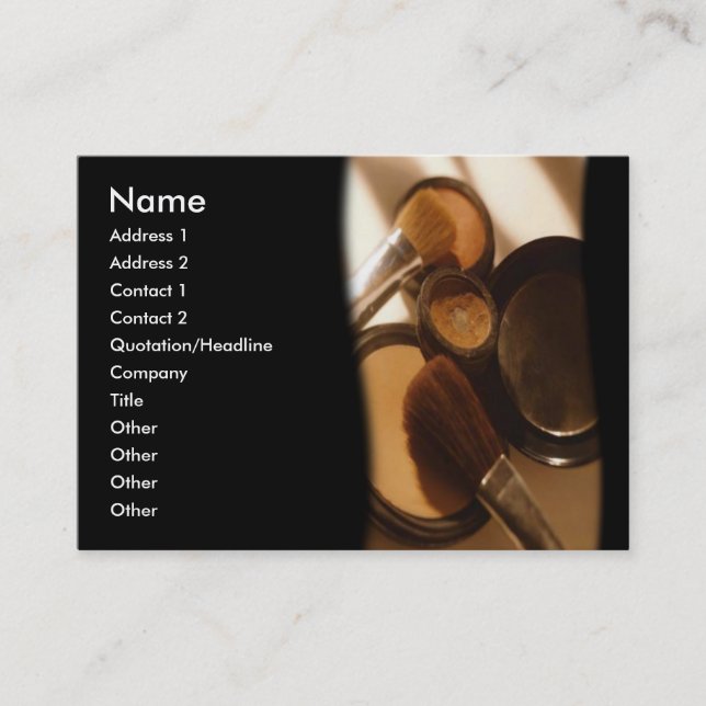 Makeup Business Card (Front)