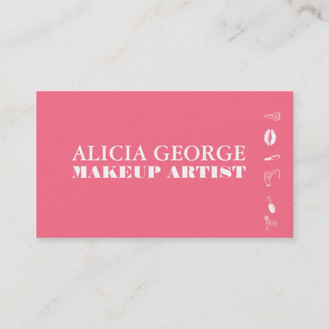 Makeup Business Card (Front)