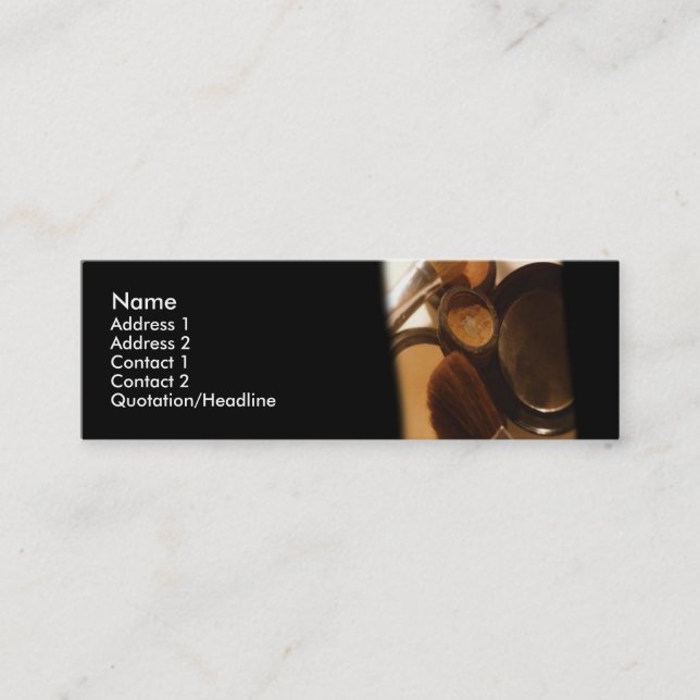 Makeup Business Card (Front)