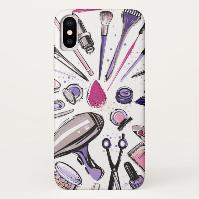 Makeup Circle Design Case-Mate iPhone Case (Back)