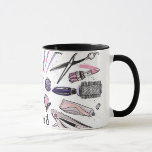 Makeup Circle Design Mug