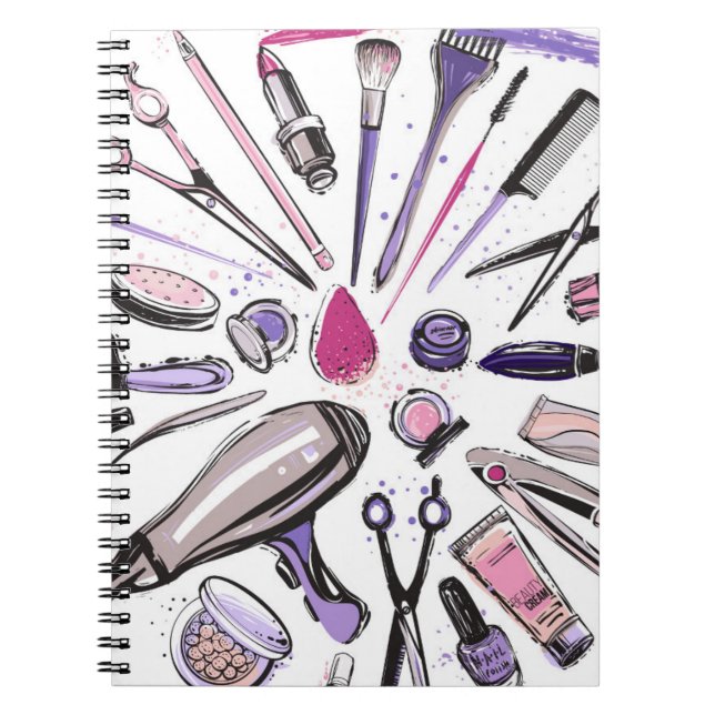 Makeup Circle Design Notebook (Front)