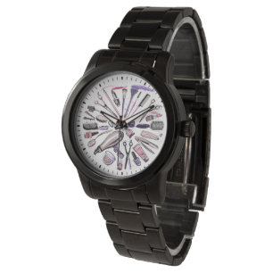 Makeup Circle Design Watch