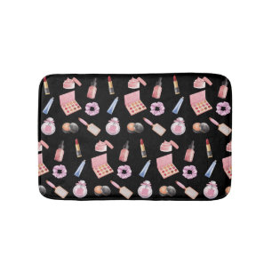 Makeup Cosmetics Beauty Pattern Cosmetology Bath Mat