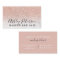 Makeup elegant typography marble rose gold glitter