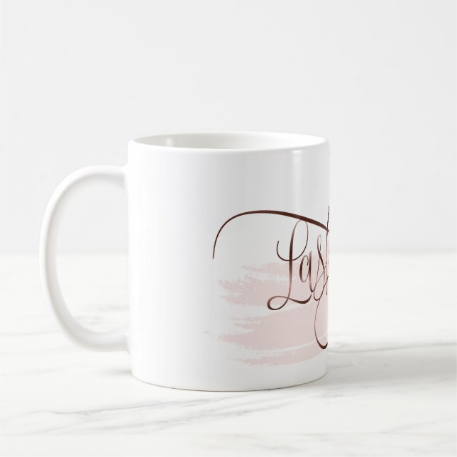 Makeup Eyelash Beauty Rose Gold Lashes Lash Mug (Left)