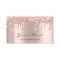 Makeup Eyes Lashes Spar Rose Drip Appointment Card