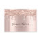 Makeup Eyes Lashes Spar Rose Drip Appointment Card
