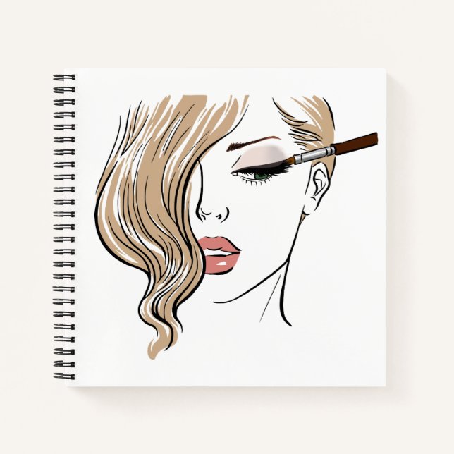 Makeup Girl Notebook (Front)