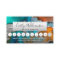 Makeup hair salon silver blue agate watercolor 