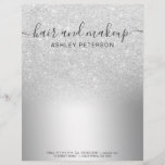 Makeup hair silver  glitter ombre metallic foil letterhead<br><div class="desc">Professional makeup hair silverglitter ombre metallic foil.</div>