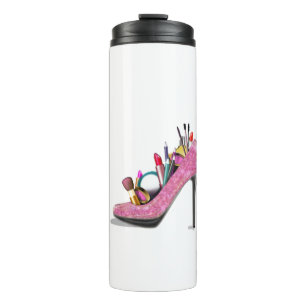 Makeup High Heels Stillettos Thermal Tumbler