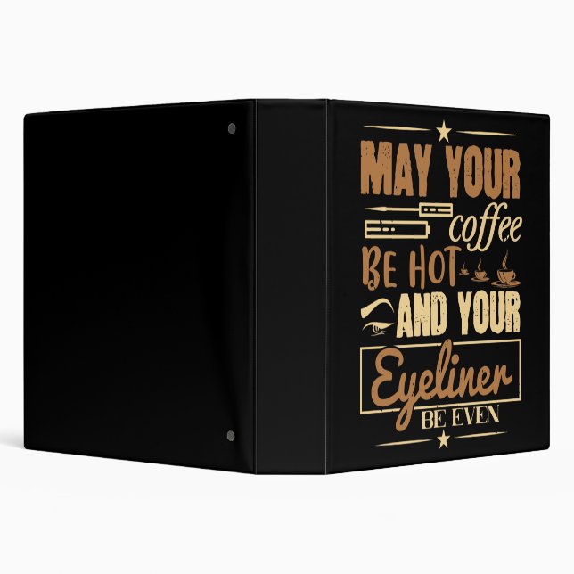 Makeup - Hot Coffee And Even Eyeliner Binder (Background)