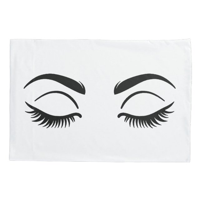 Makeup Lashes & Brows My Beauty Sleep Pillowcase (Back)