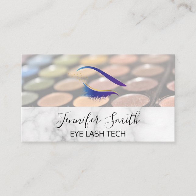 Makeup Palette | Marble | Loyalty Card (Front)