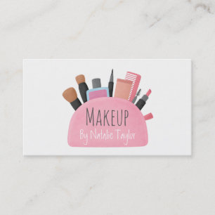 Makeup Pouch Makeover Business Cards