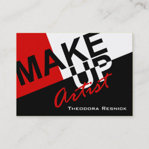 Makeup Pro III Cosmetics Artist chubby Business Card