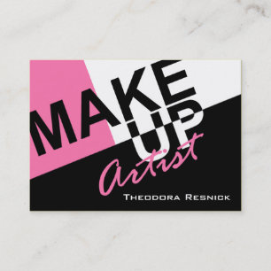 Makeup Pro III Cosmetics Artist chubby Business Card