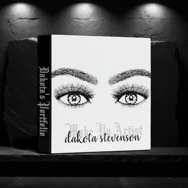 Makeup Professional | Black and White Eyes Beauty Binder (Creator Uploaded)