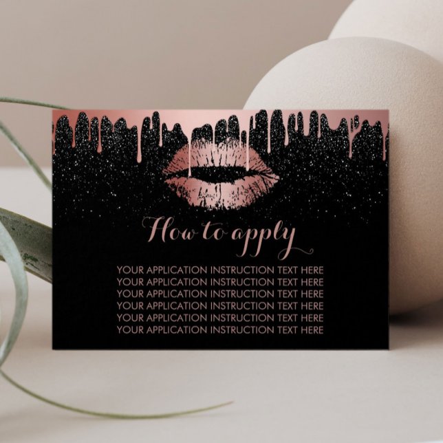 Makeup Rose Gold Lips Application Instructions (Creator Uploaded)