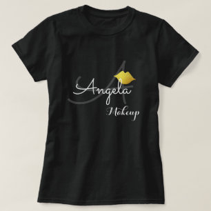 makeup salon uniform (or for personal use) black T-Shirt