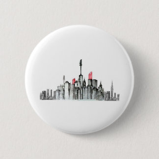 Makeup Sky Line 2 Inch Round Button