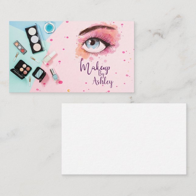 Makeup Stylist Business Card (Front/Back)