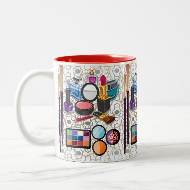 makeup Two-Tone coffee mug (Left)
