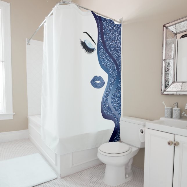 Makeup with glitter effect (In Situ)