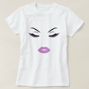 Makeup with glitter effect T-Shirt