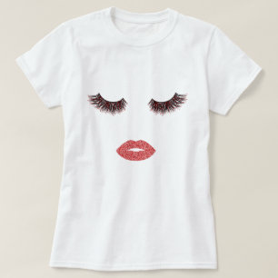 Makeup with glitter effect T-Shirt