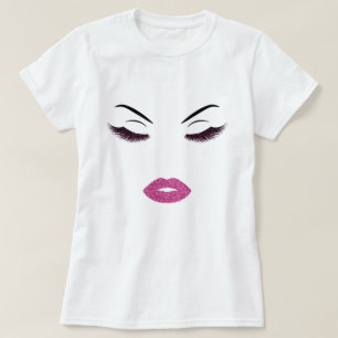 Makeup with glitter effect T-Shirt