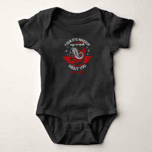 Makeup - Your Eye Makeup Says So Much Baby Bodysuit