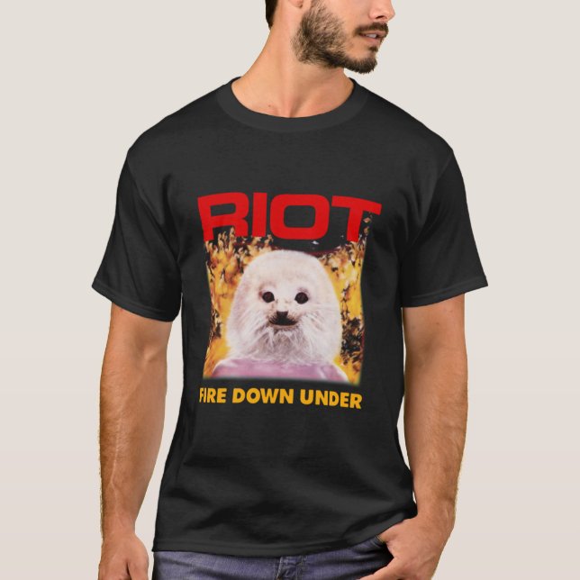 Makeusagreatstore riot fire Down Under 1981 T-Shir T-Shirt (Front)