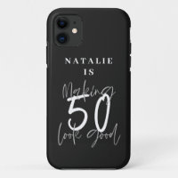 Making 50 look good age birthday personalized