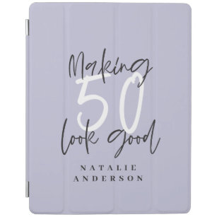 Making 50 look good colorful birthday celebration iPad cover