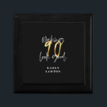 Making 90 look good gold birthday  gift box<br><div class="desc">Making 90 look good gold effect birthday gift box. Colour can be changed. part of a collection.</div>
