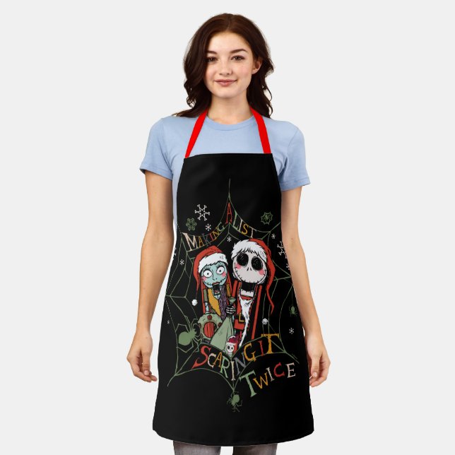 Making A List Scaring it Twice Apron (Worn)
