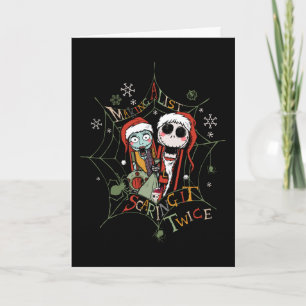 Making A List Scaring it Twice Card