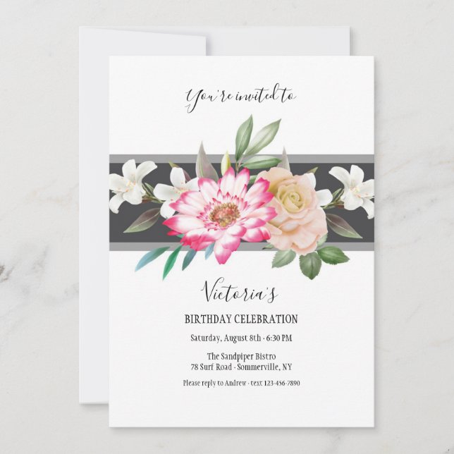 Making a Statement Invitation (Front)