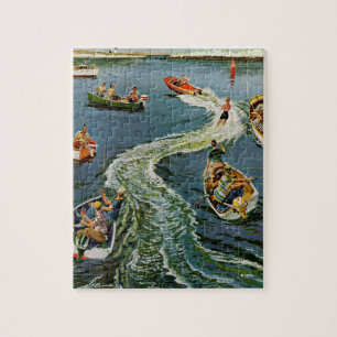 Making A Wake by Ben Kimberly Pins Jigsaw Puzzle